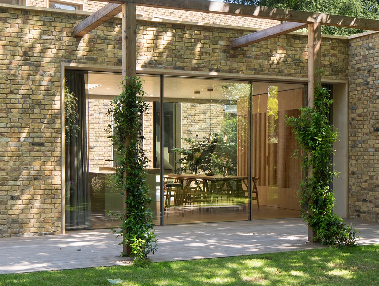 slimline aluminium sliding doors UK