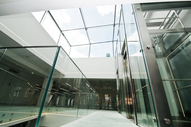 electro-chromic glass installed in london