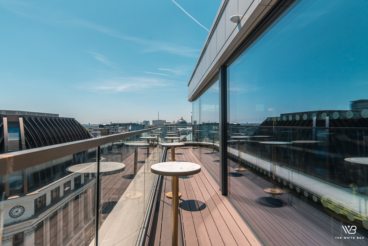 glazed balustrade london