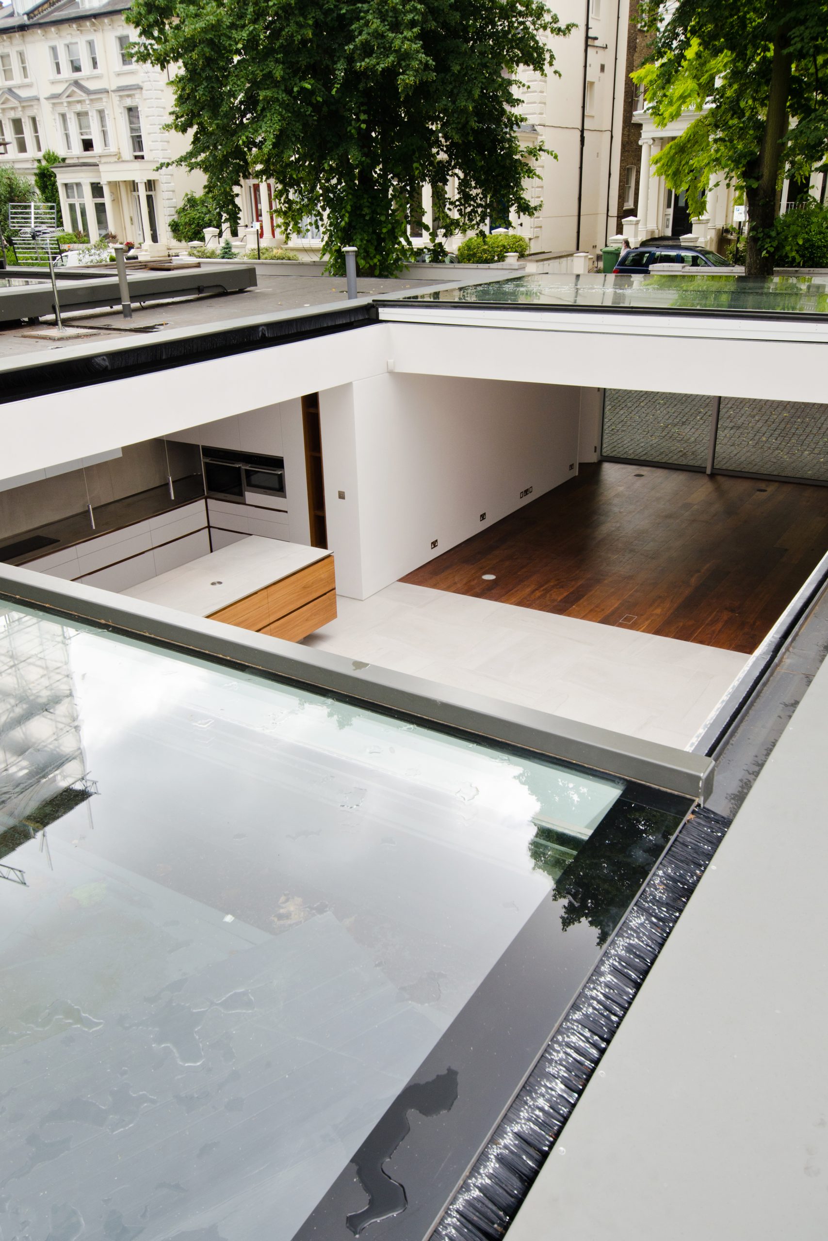 bi-part sliding rooflight london